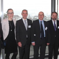 Consulente clienti UPSA (da sinistra): Franz Galliker, Irene Schüpbach, Gaetano Gentile, René Schoch, Kurt Pfeuti, Heinz Kaufmann