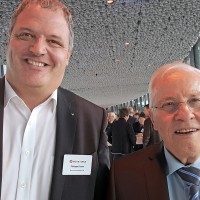 Philippe Durret (Durret Automobiles SA) e Christoph Blocher